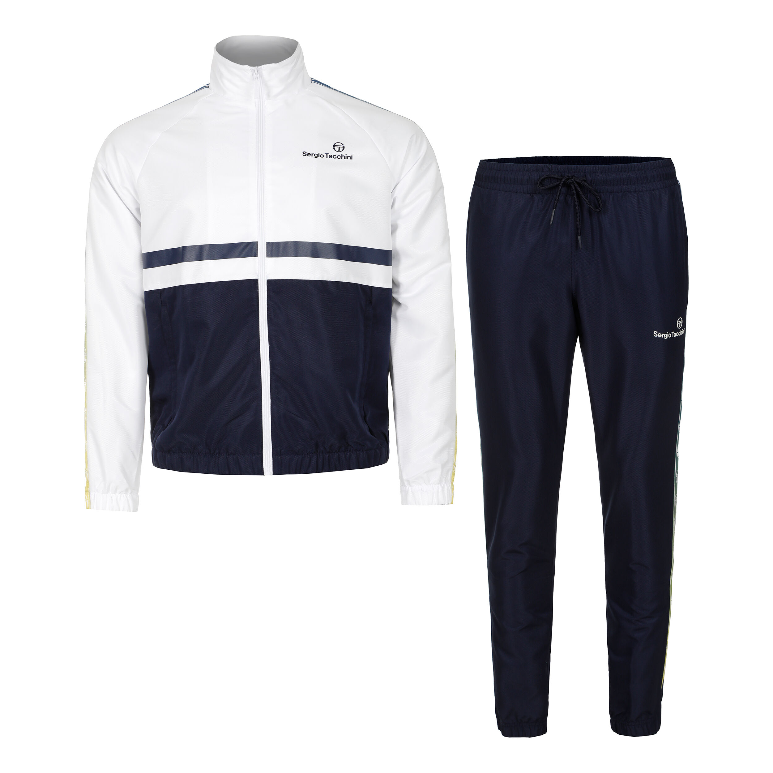 Buy Sergio Tacchini Gradiente Survetement Hommes Bleu Fonce Jaune online Tennis Point FR