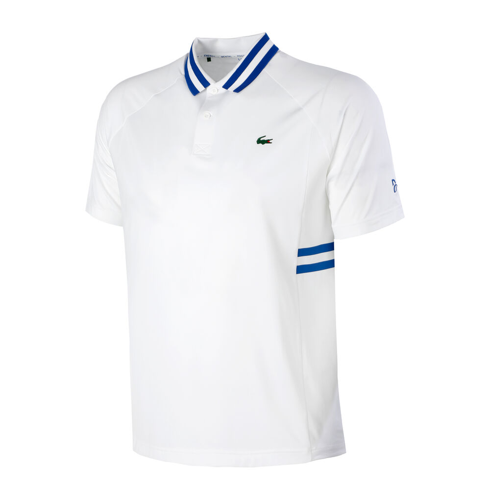 Lacoste Novak Djokovic Polo Hommes - Blanc , Bleu