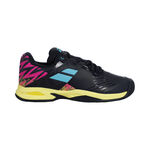 Chaussures de tennis Babolat Babolat Propulse Chaussures Toutes Surfaces Enfants-Bleu Fonc&eacute;,Pink