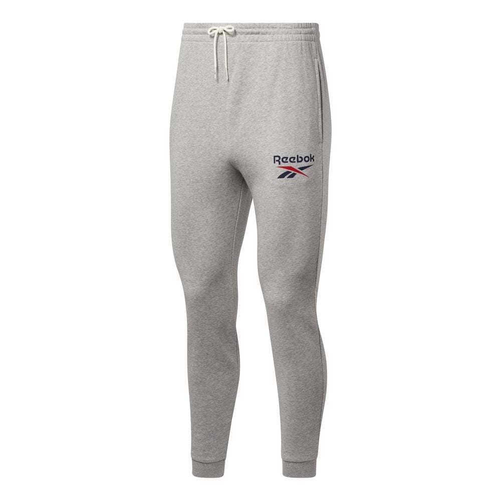 Reebok Ripped French Terry BL Jogger Pantalon Survêtement Hommes - Gris Clair , Bleu Foncé