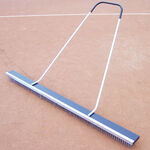 &Eacute;quipement court de tennis Tegra Tegra Balai En Fils D'acier 2m Avec Support-Argent