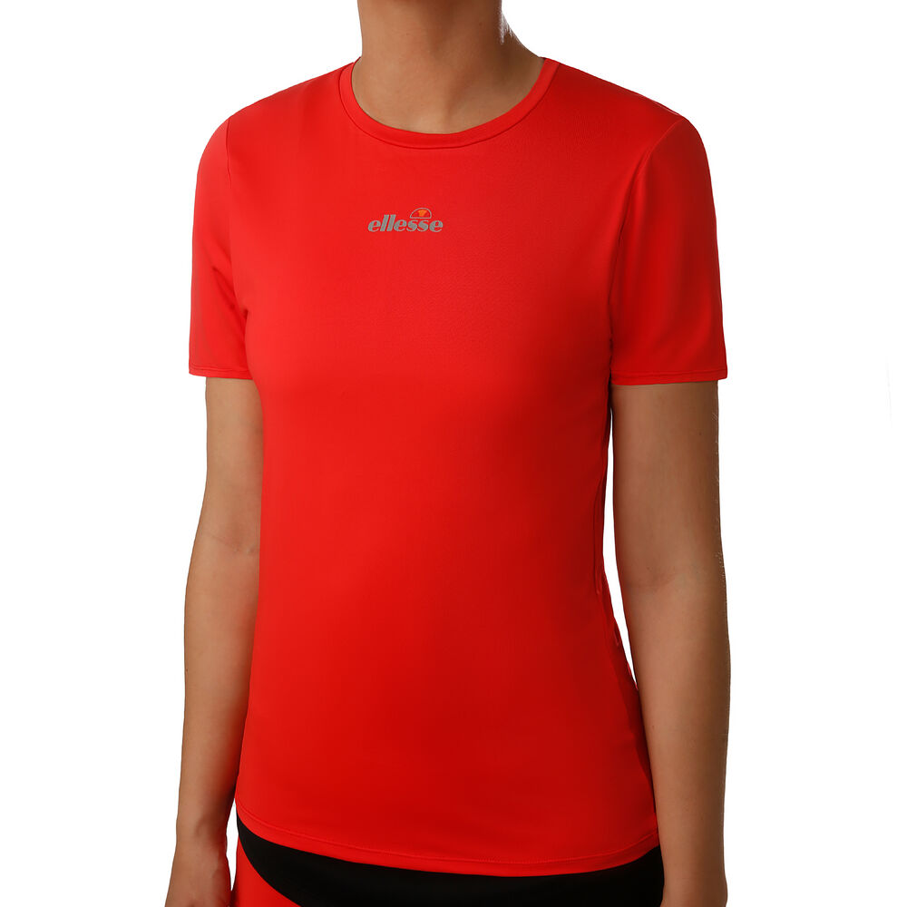 Ellesse Aprilla T-shirt Femmes - Rouge , Argent