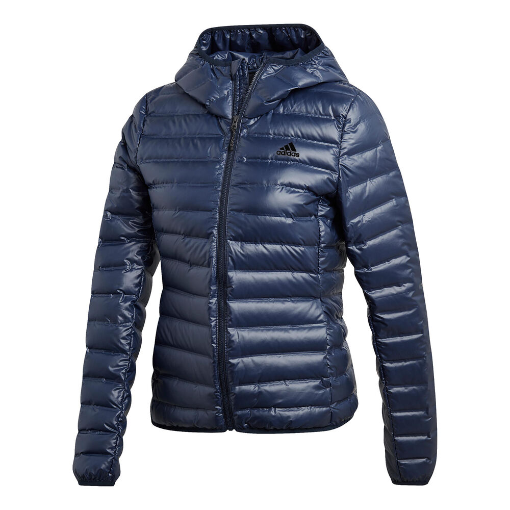 adidas Varilite Hooded Veste De Survêtement Femmes - Bleu Foncé
