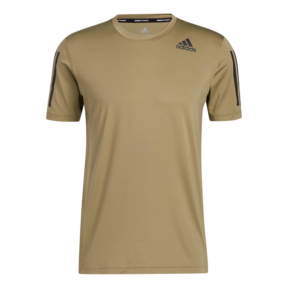 adidas TF FTD 3-Stripes T-shirt Hommes - Vert Olive , Noir