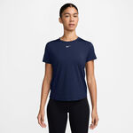 Vêtements Nike Nike One Classic T-shirt Femmes-Bleu Foncé