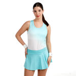 V&ecirc;tements de tennis BIDI BADU BIDI BADU Crew Racerback D&eacute;bardeur tank top Femmes-turquoise, blanc