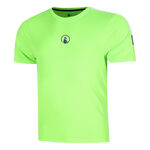 V&ecirc;tements Quiet Please Quiet Please Wild Receiver Hori T-shirt Hommes-Vert Fluo,Multicouleur
