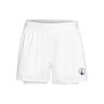 Point 2in1 Shorts Femmes-Blanc,Bleu Fonc&eacute;