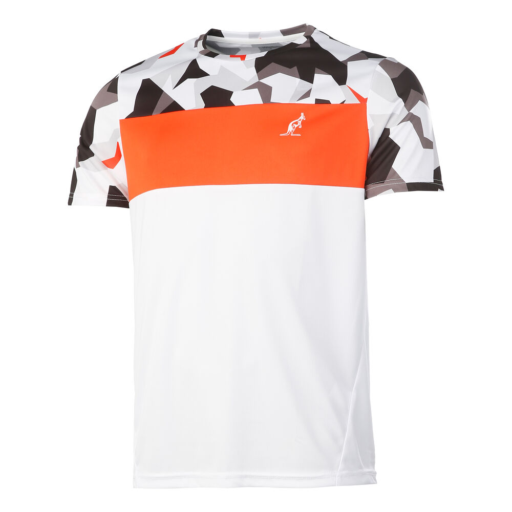 Australian Ace Stampa Camo T-shirt Hommes - Blanc , Multicouleur