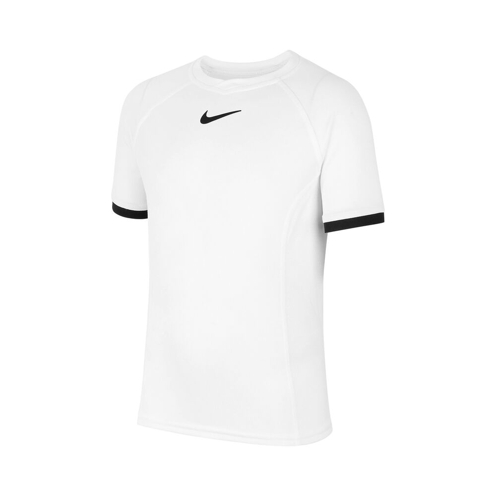 Nike Court Dri-Fit T-shirt Garçons - Blanc , Noir