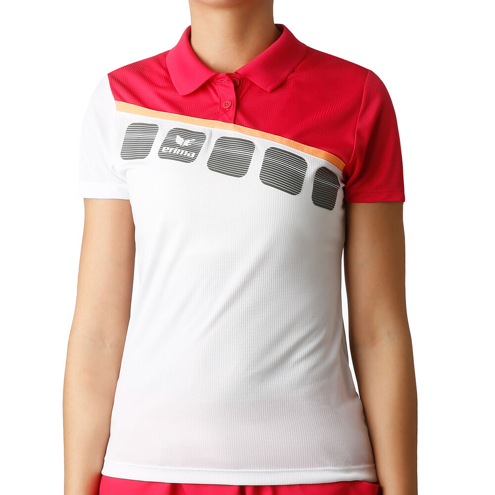 Erima 5-C Function Polo Femmes - Blanc , Pink