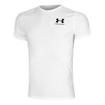 V&ecirc;tements Under Armour Under Armour Heatgear Fitted T-shirt Hommes-Blanc