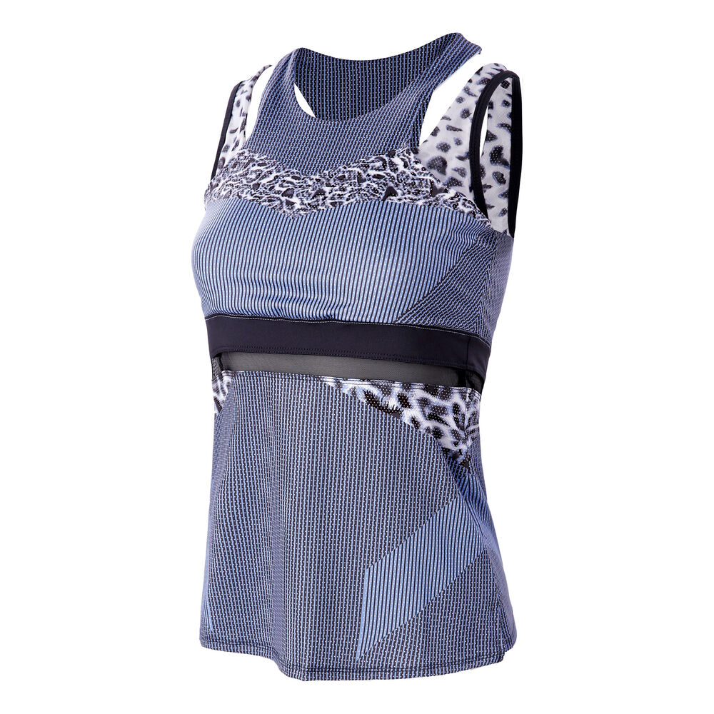 Lucky in Love On The Powl Débardeur Tank Top Femmes - Bleu , Multicouleur