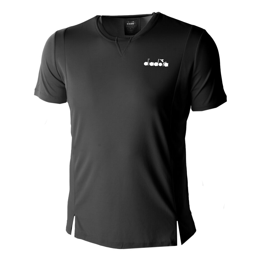 Diadora Easy T-shirt Hommes - Noir , Blanc