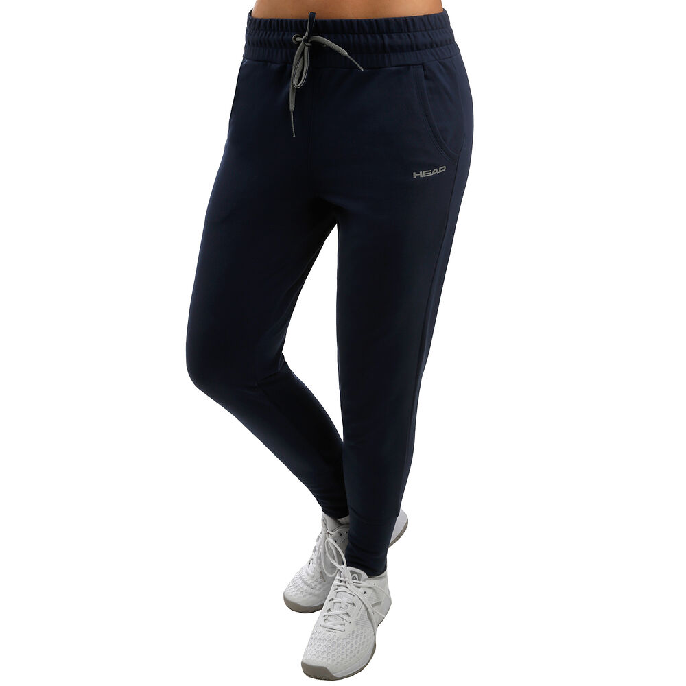 HEAD Club Rosie Pantalon Survêtement Femmes - Bleu Foncé , Jaune Citron