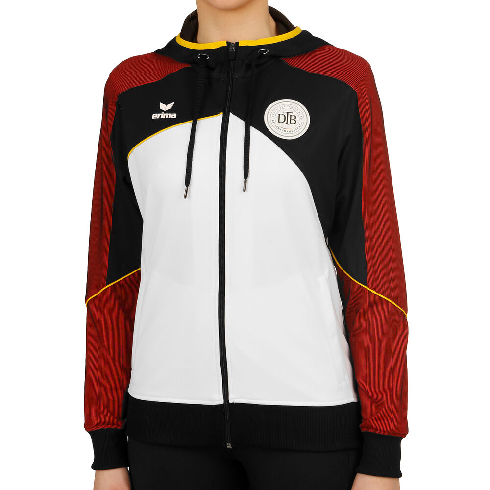 Erima Premium One 2.0 DTB Veste De Survêtement Femmes - Blanc , Noir