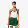 D&eacute;bardeur Tank Top Femmes-Blanc,Vert Fonc&eacute;