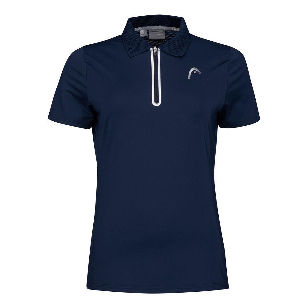 HEAD Performance II Polo Femmes - Bleu Foncé