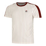 Vêtements Fila Fila Stripes Jascha 2 T-shirt Hommes-Blanc,Rouge Foncé