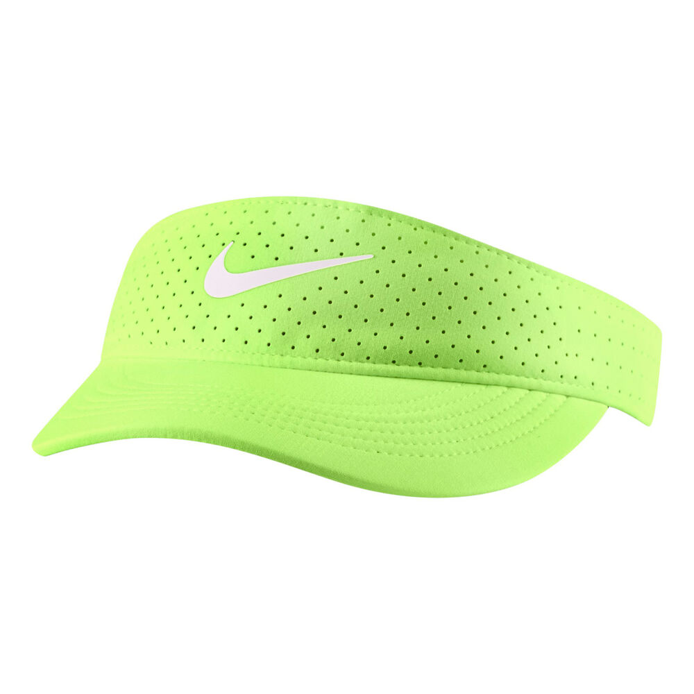 Nike Dri-Fit Aero Advantage Visière - Vert Fluo , Blanc