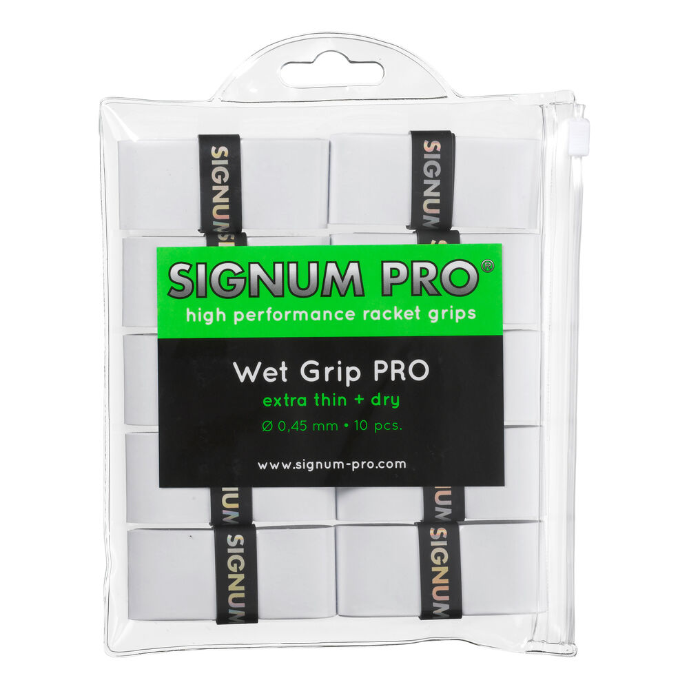 Signum Pro Wet Grip PRO Pack De 10 - Blanc