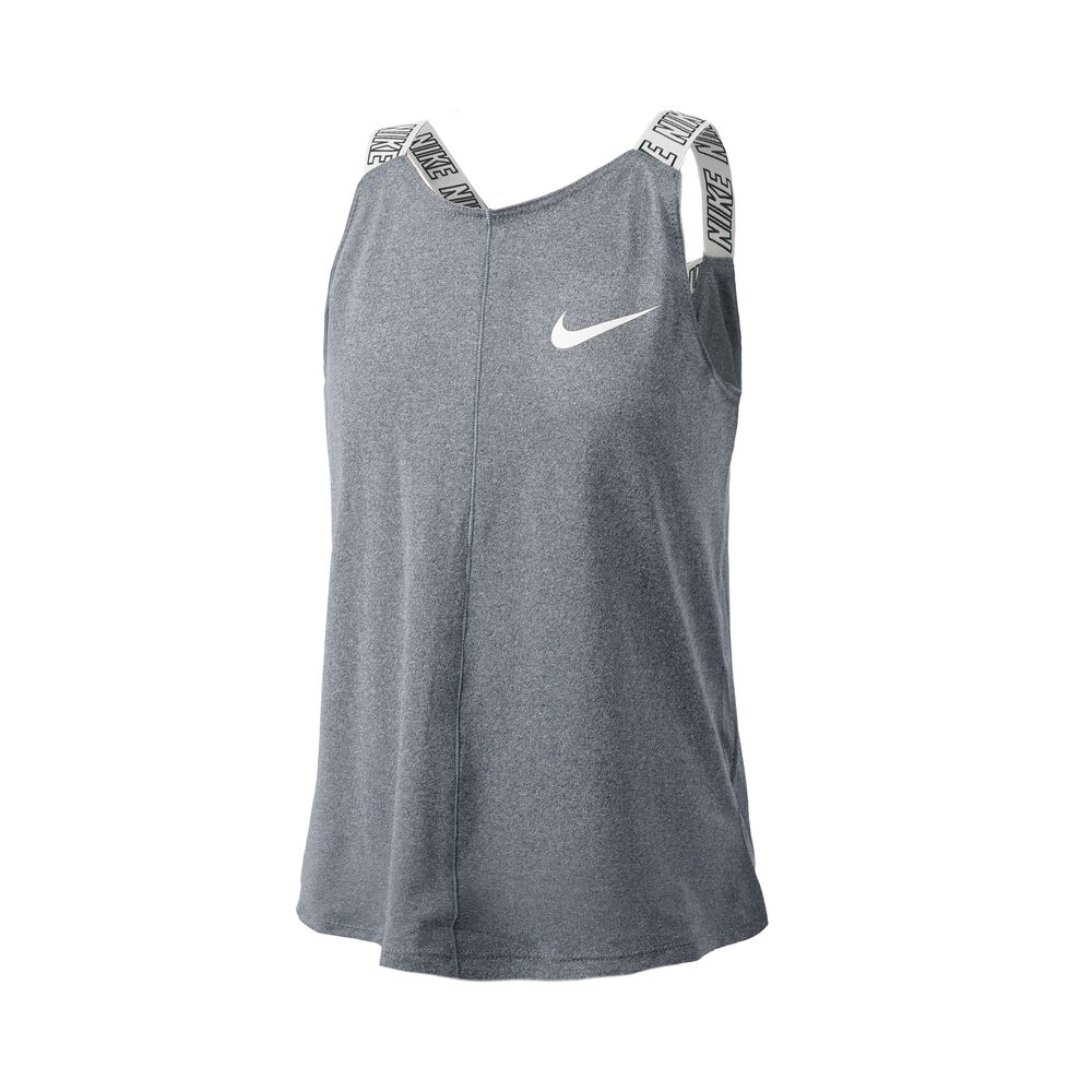Nike Dri-Fit Débardeur Tank Top Filles - Gris , Blanc