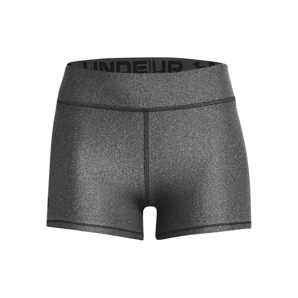 Under Armour Heatgear Mid Rise Short Avec Poche-balles Femmes - Gris Foncé
