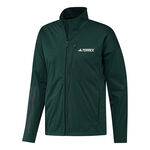 Vêtements adidas adidas Terrex XPR Softshell Veste running Hommes-vert