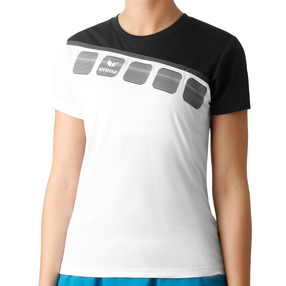 Erima 5-C Function T-shirt Femmes - Blanc , Noir