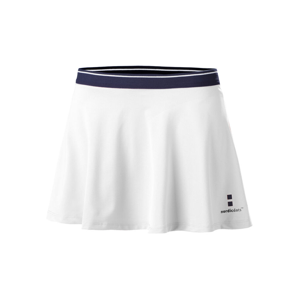 Nordicdots Elegance Jupe Femmes - Blanc , Bleu Foncé