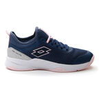 Chaussures de tennis Lotto Lotto Mirage 500 II Chaussures Toutes Surfaces Femmes-Bleu Fonc&eacute;,Ros&eacute;