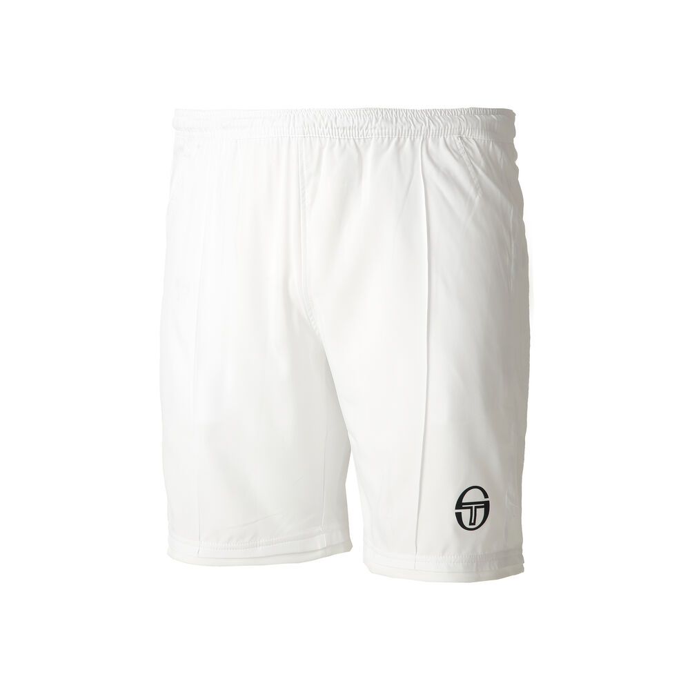 Sergio Tacchini Chevron Shorts Hommes - Blanc , Bleu Foncé