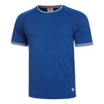 V&ecirc;tements Wilson Wilson Court Performance Crew T-shirt Hommes - bleu, 