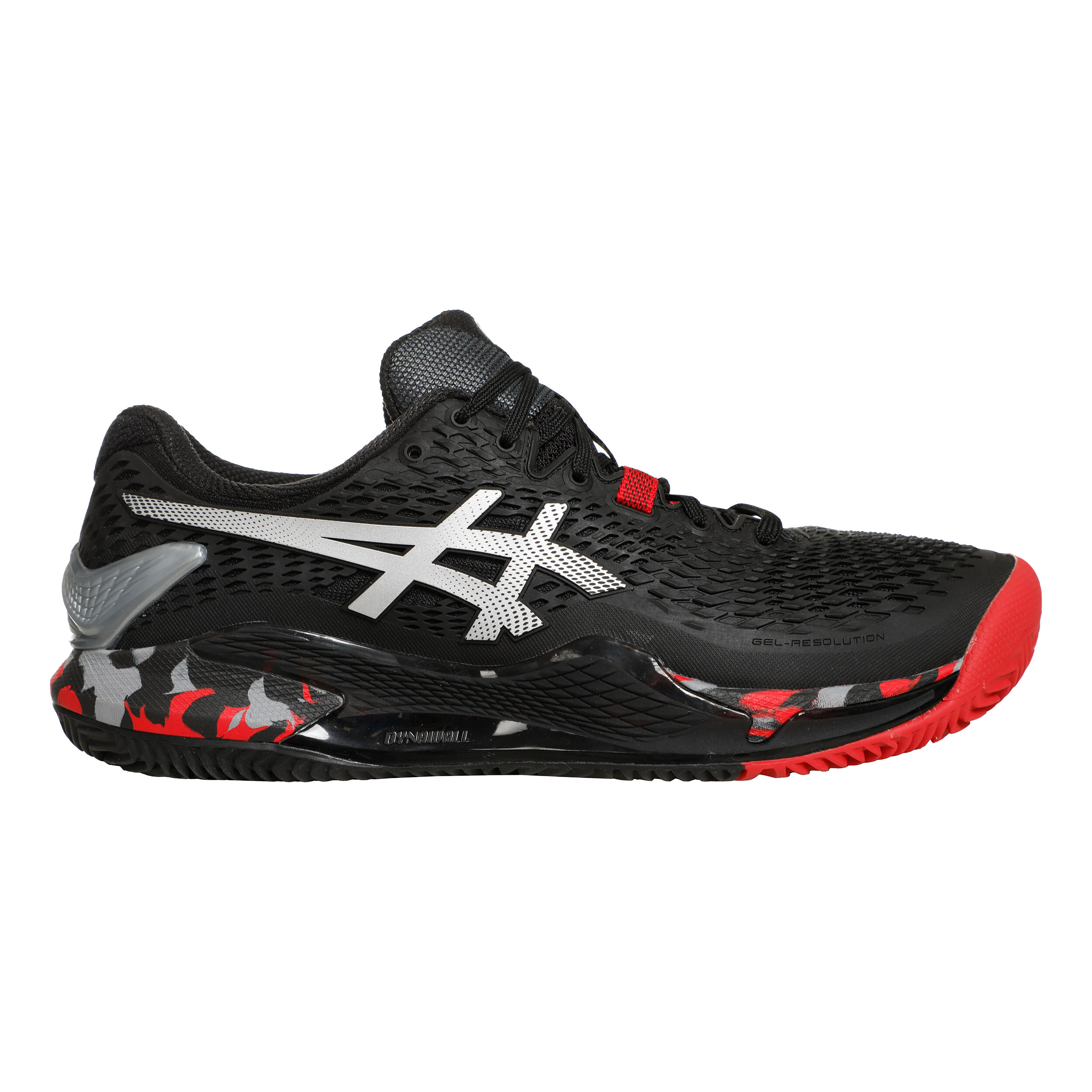 Buy ASICS GEL Resolution 9 Chaussure Terre Battue Hommes Noir Argent online Tennis Point FR
