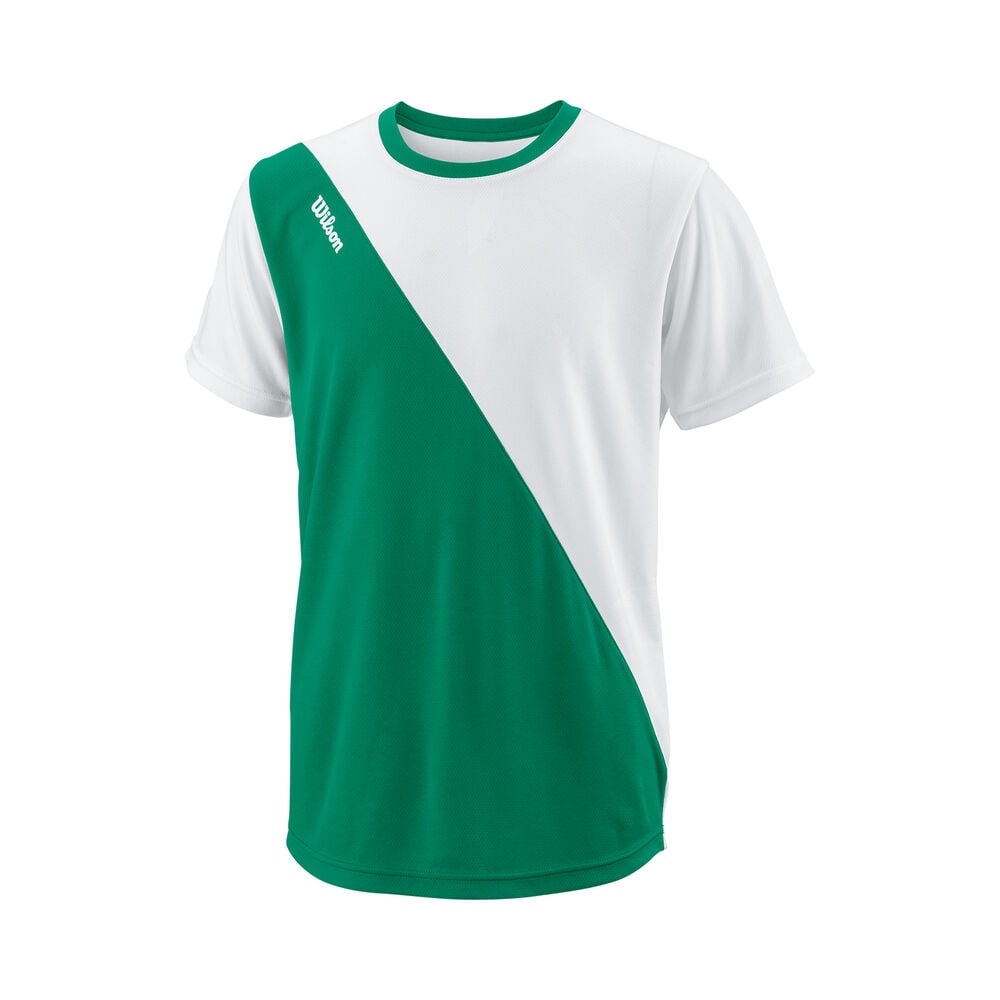 Wilson Team T-shirt Garçons - Vert , Blanc