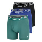 V&ecirc;tements Nike Nike Everyday Cotton Stretch Cale&ccedil;on Pack de 3 Hommes - multicouleur, noir