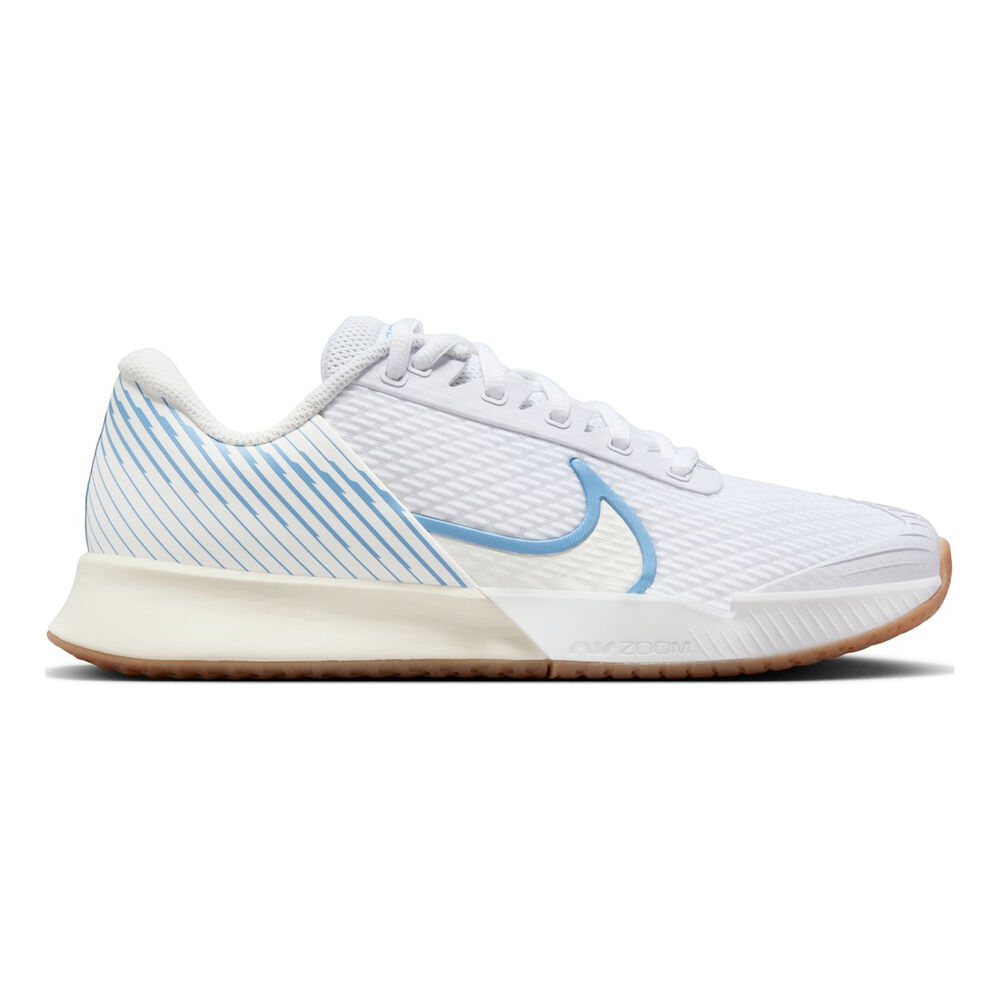 Nike Court Air Zoom Vapor Pro 2 Chaussures Toutes Surfaces Femmes - Blanc , Bleu Clair