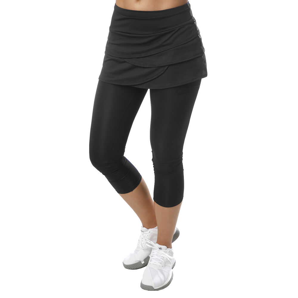 Lucky in Love Needle Out Scallop Scapri Femmes - Noir , Gris Foncé