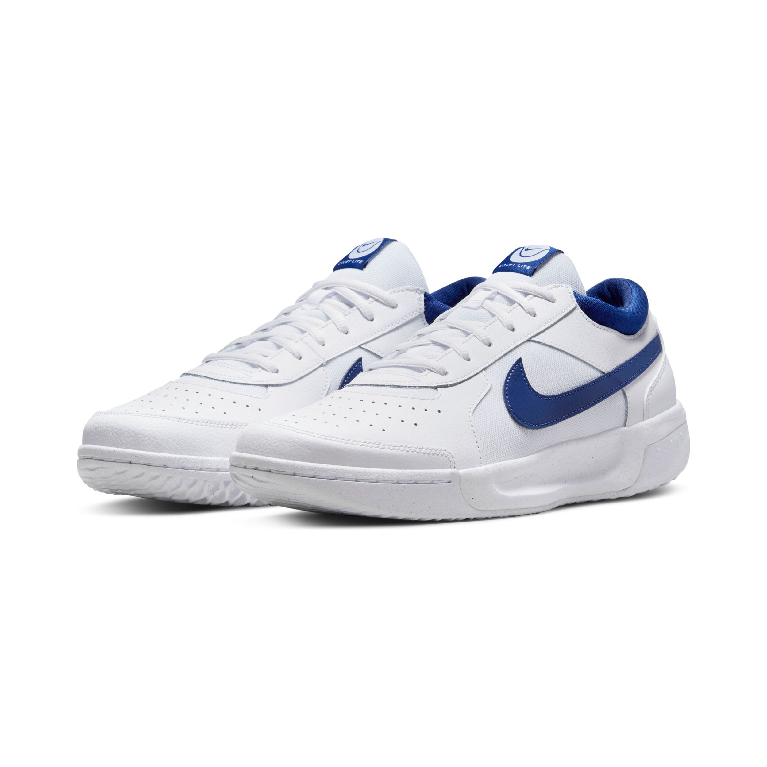 Court Zoom Lite 3 Chaussures Toutes Surfaces Enfants Blanc Bleu