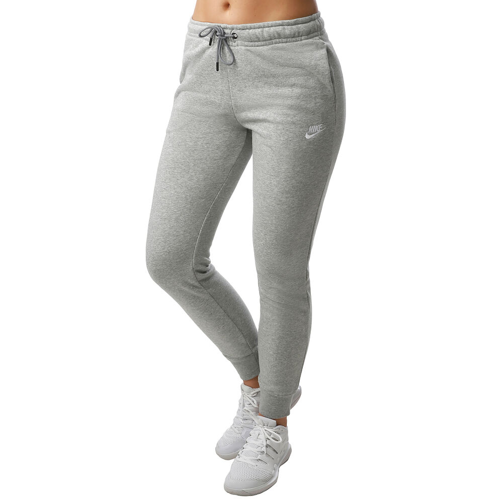 Nike Sportswear Essential Pantalon Survêtement Femmes - Gris Clair , Blanc