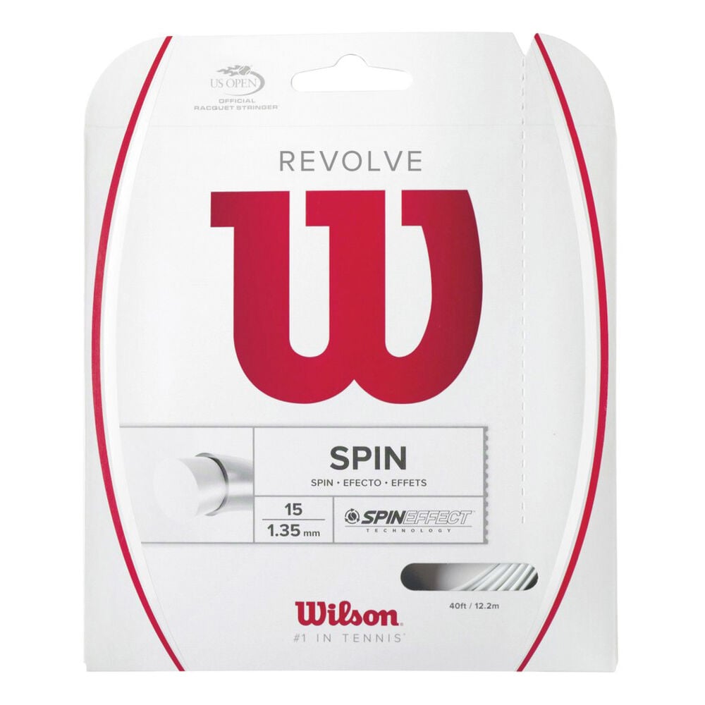 Wilson Revolve Cordage En Garniture 12,2m - Blanc