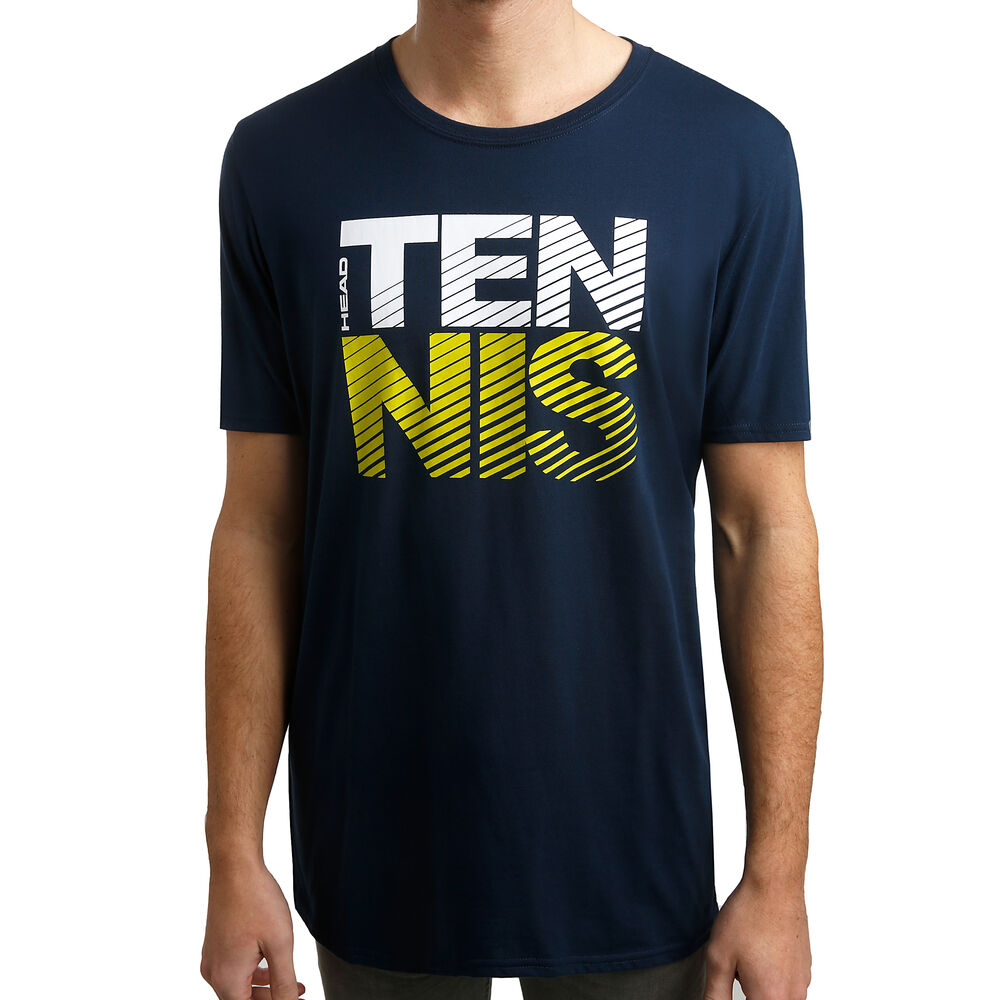 HEAD Club Christ T-shirt Hommes - Bleu Foncé , Blanc