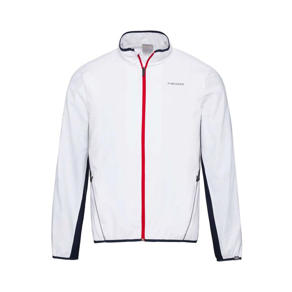 HEAD Club Veste De Survêtement Garçons - Blanc , Bleu Foncé