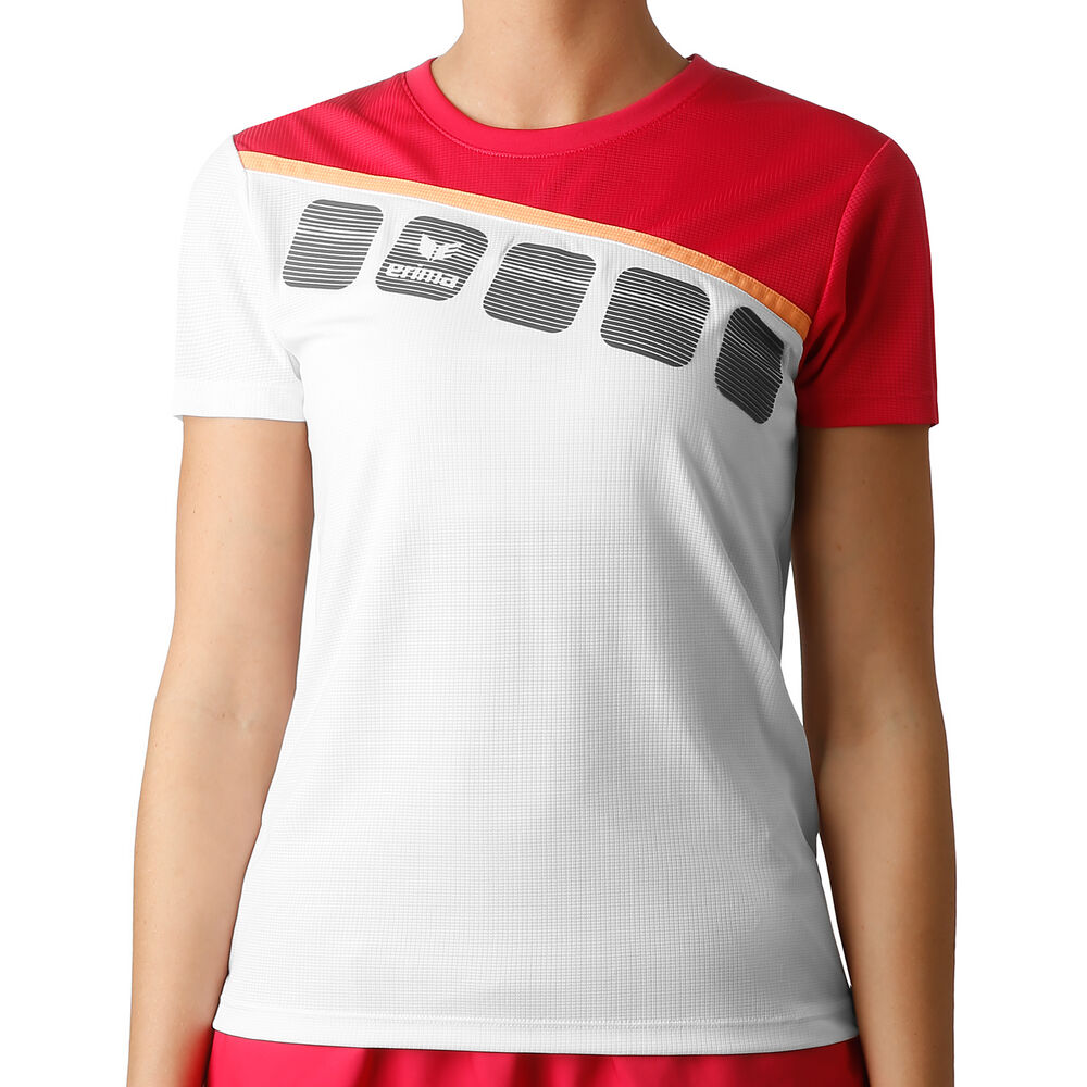 Erima 5-C Function T-shirt Femmes - Blanc , Pink
