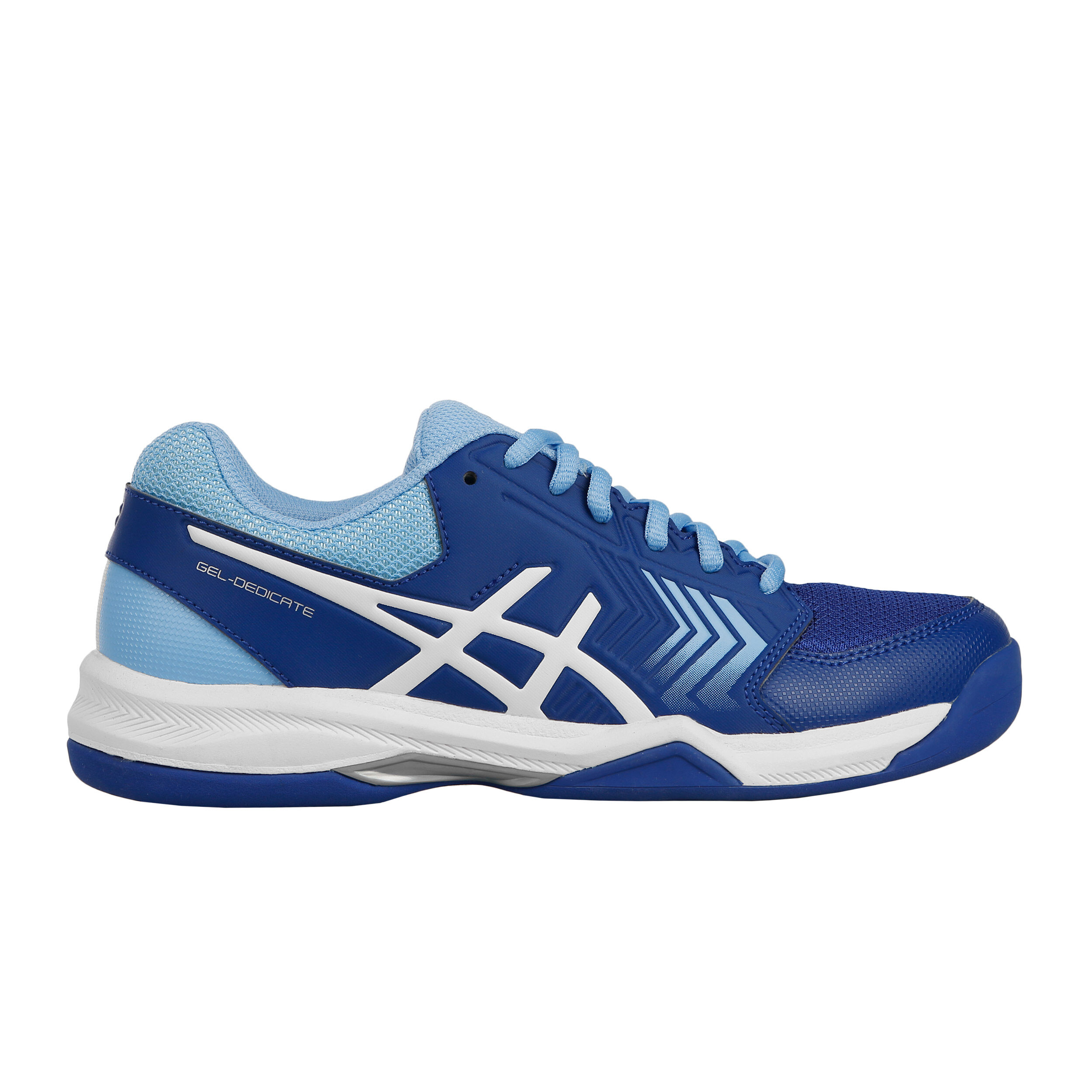 Buy ASICS Gel Dedicate 5 Indoor Chaussure Moquette Femmes Bleu Bleu Clair online Tennis Point FR