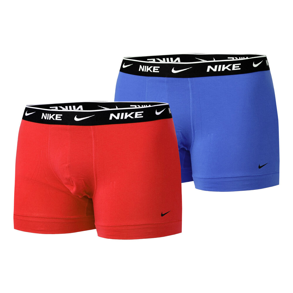 Nike E-Day Cotton Stretch Caleçon Pack De 2 Unités Hommes - Rouge , Bleu