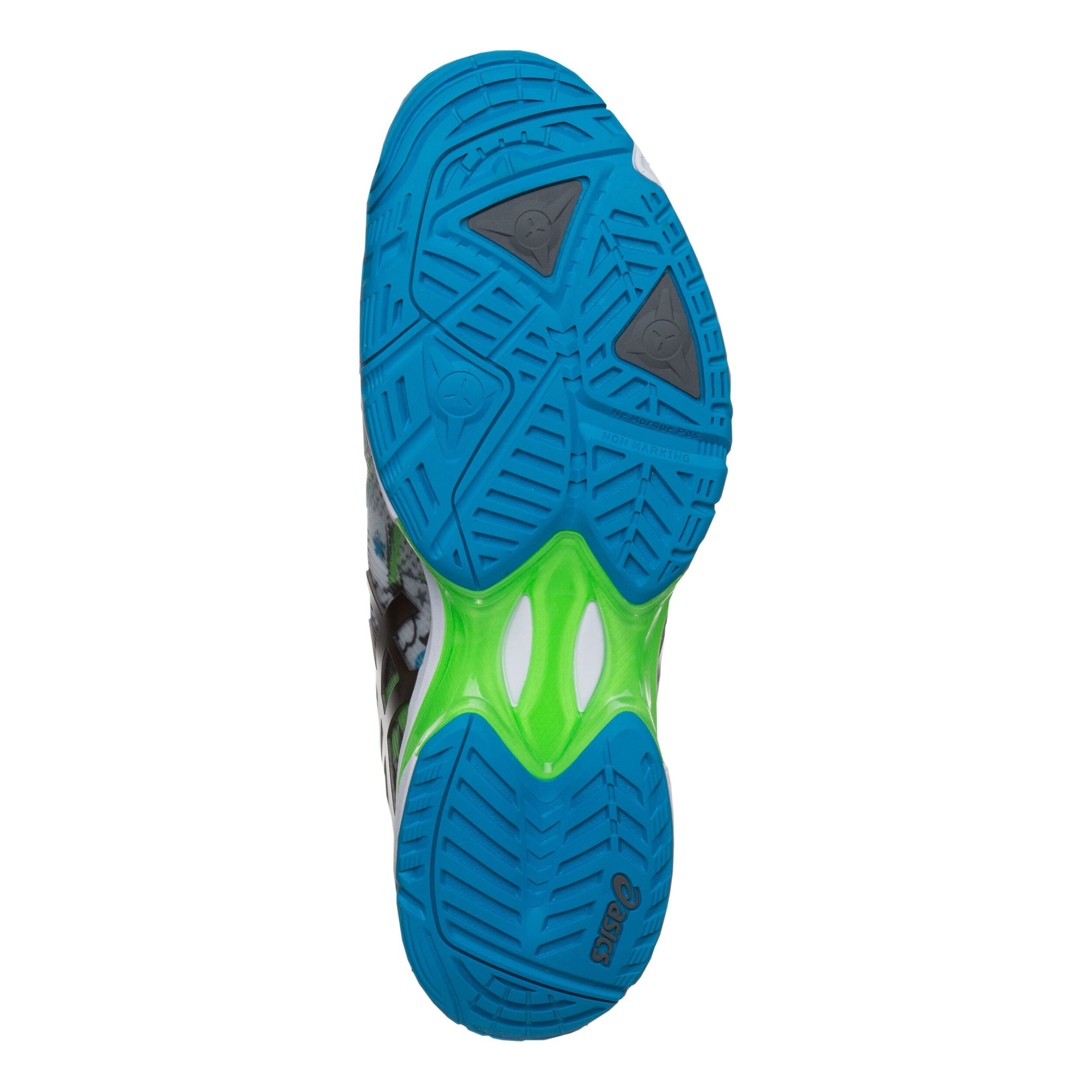 Gel Solution Speed 3 L.E. NYC Chaussures Toutes Surfaces Hommes Bleu Vert Clair