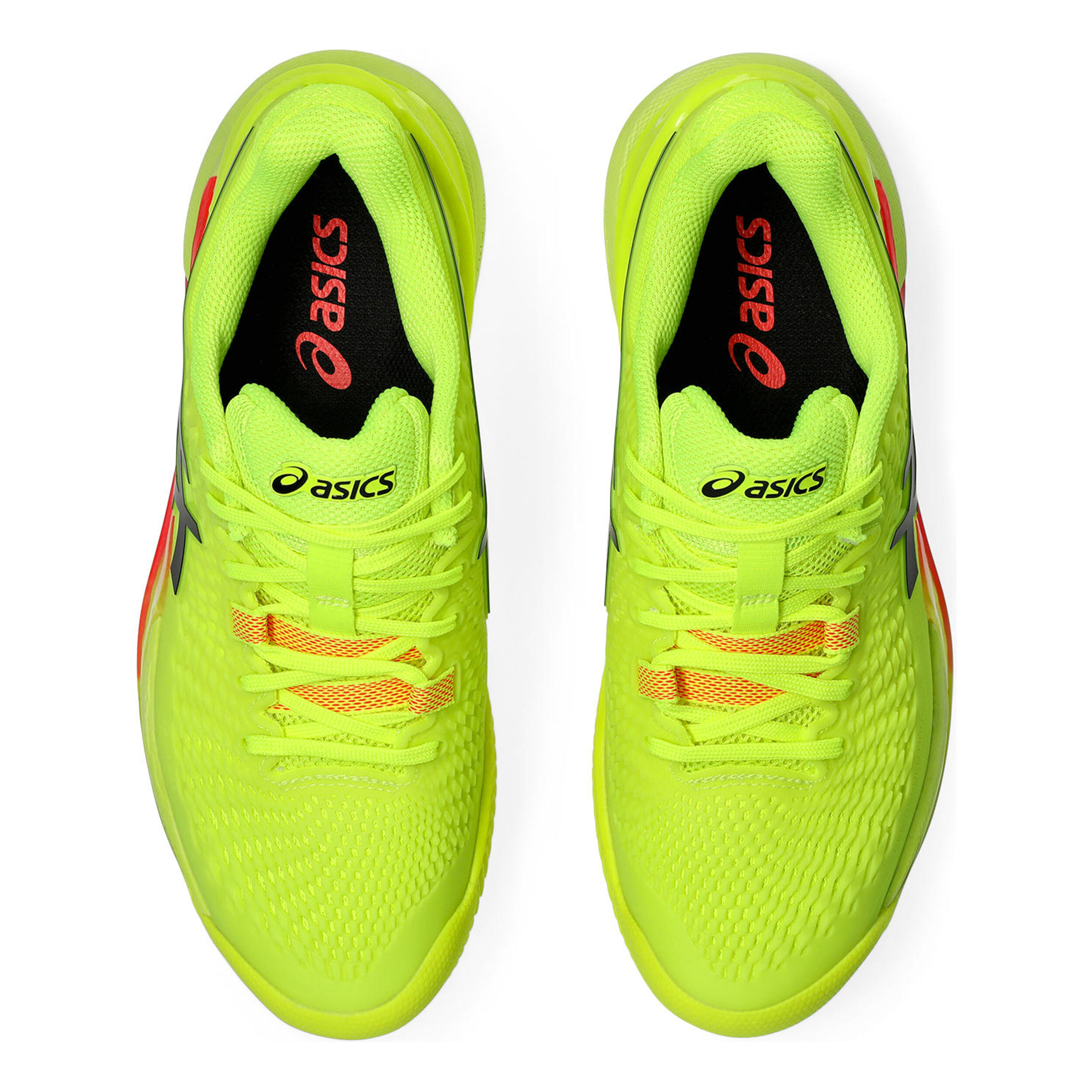 Asics noir et orange fluo store