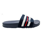 Chaussures Fila Fila Heritage Slides Tongs Hommes-Bleu Fonc&eacute;