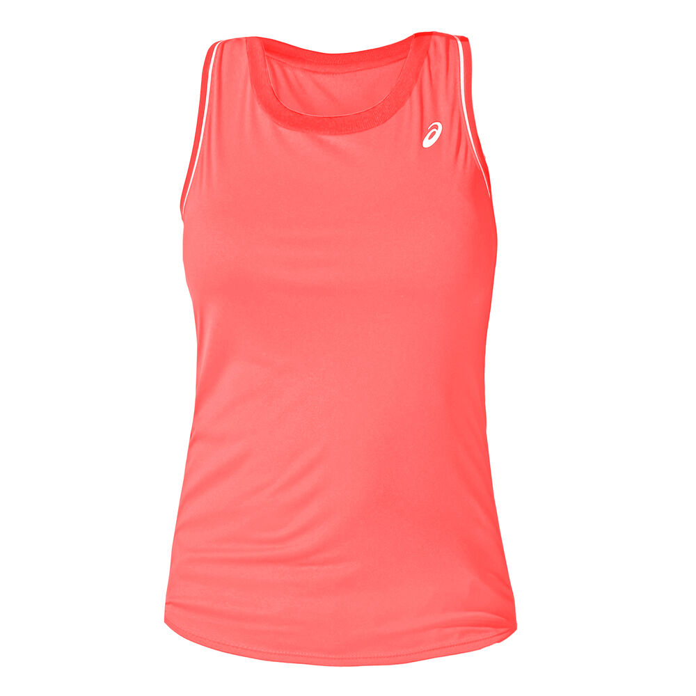 Asics Piping Débardeur Tank Top Femmes - Corail , Blanc